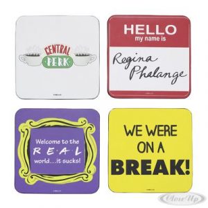 Friends Untersetzer Quotes 4er Set | Close Up