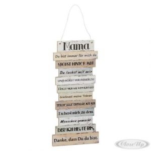 Wandbild “Danke Mama” | Close Up
