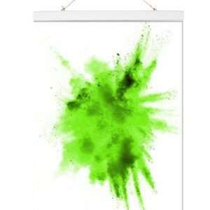 Magnetische Posterleisten 100 cm, Paar, Kunststoff weiß | Close Up