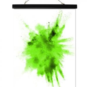 Magnetische Posterleisten 100 cm, Paar, Kunststoff schwarz | Close Up