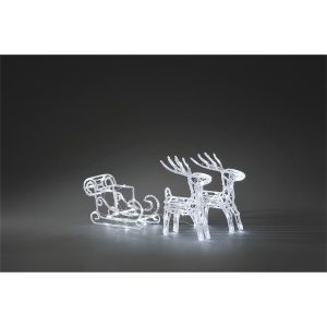 LED Acryl Schlitten mit Rentieren | Käthe Wohlfahrt DE