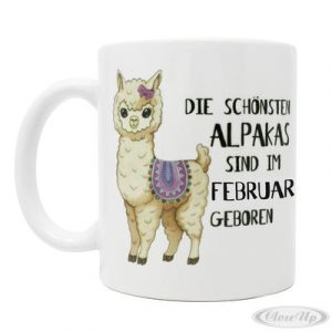 Alpaka Tasse Februar Die schönsten Alpakas sind … | Close Up