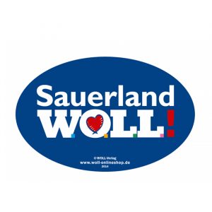 Aufkleber Sauerland WOLL (groß 9,5 x 14,5 cm) | WOLL Onlineshop