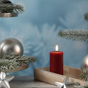 LED Stumpenkerze MIA – Echtwachs – realistische 3D Flamme – H: 10cm… | Home-and-Living