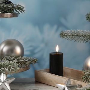 LED Stumpenkerze MIA – Echtwachs – realistische 3D Flamme – H: 10cm… | Home-and-Living