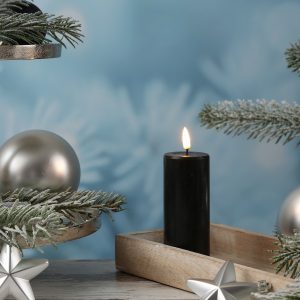 LED Stumpenkerze MIA – Echtwachs – realistische 3D Flamme – H: 12,5… | Home-and-Living