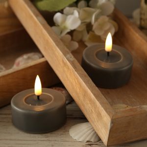 LED Maxi Teelichter MIA – Echtwachs – realistische 3D Flamme – D: 6… | Home-and-Living