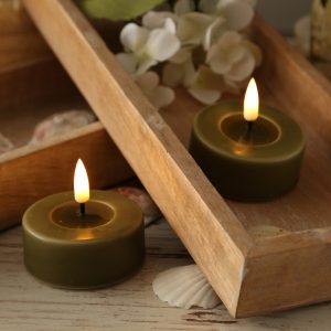 LED Maxi Teelichter MIA – Echtwachs – realistische 3D Flamme – D: 6… | Home-and-Living