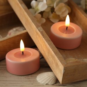 LED Maxi Teelichter MIA – Echtwachs – realistische 3D Flamme – D: 6… | Home-and-Living