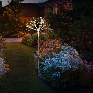 LED Solarstab Feuerwerk – Gartendeko – 80 warmweiße LED – H: 80cm -… | Home-and-Living