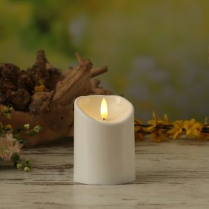 LED Kerze 3D Flamme – Kunststoff – flackernde Flamme – H: 10cm – D:… | Home-and-Living