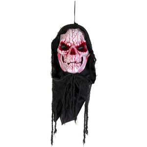 Halloween Blut Totenkopf, 80cm – Gruseldekoration – Licht und Geräu… | Home-and-Living
