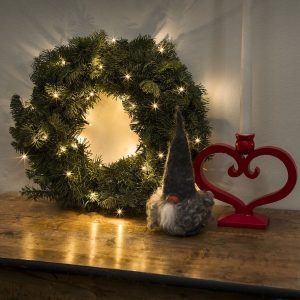 LED Lichterkette – 100 warmweiße LED – L: 6,95m – Timer – Batterie … | Home-and-Living