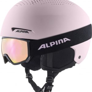 Alpina Zupo Set Skihelm + Skibrille Scarabeo (51-55 cm, 60 light rose matt inkl. Scarabeo) | Sportolino
