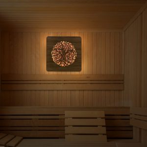 Anpassung eines LED-Wandbildes für die Sauna | Wohndesignplus