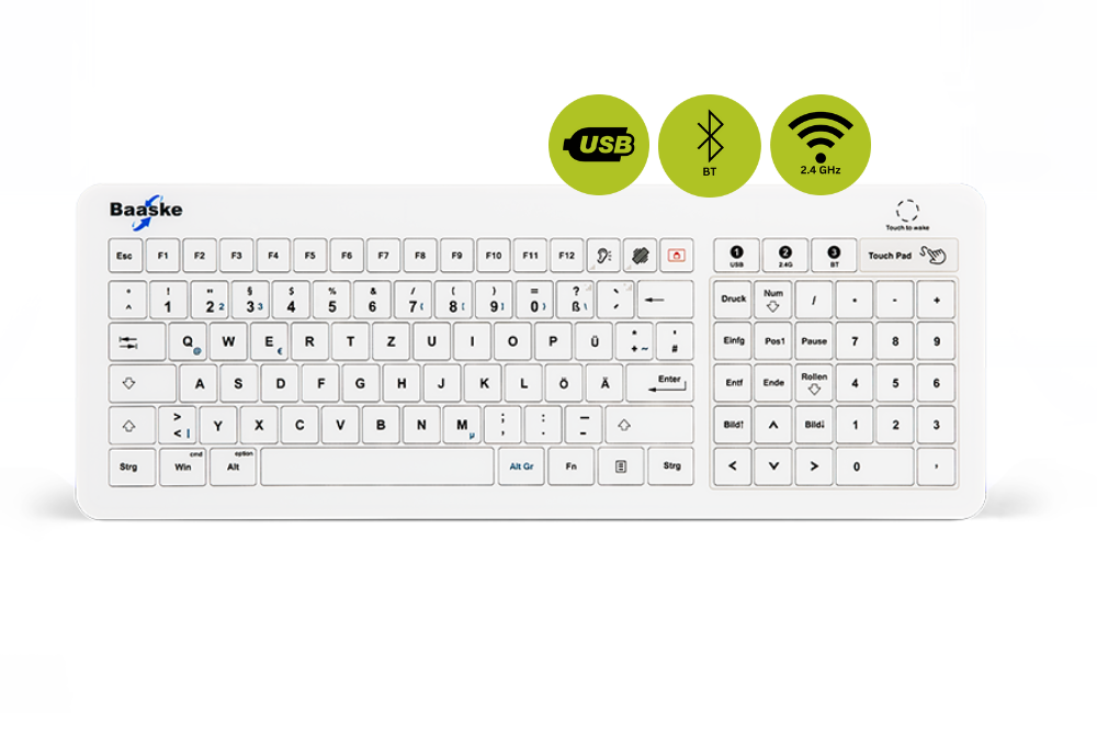 Baaske Medizinische Glastastatur Baaske GL01 | shifter DE
