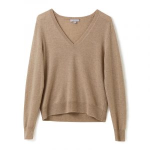 Kaschmirpullover Eva Beige, L | Barefoot Living