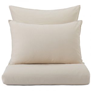 Bettdeckenbezug Serena Hellbeige, 135×200 cm | Barefoot Living