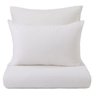 Kissenbezug Serena Weiß, 40×80 cm | Barefoot Living