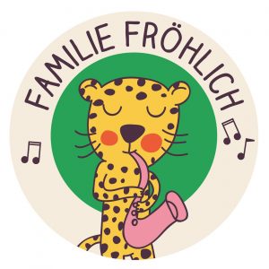 Briefkasten Selbstklebendes Namensschild Gepard | Banjado Briefkasten