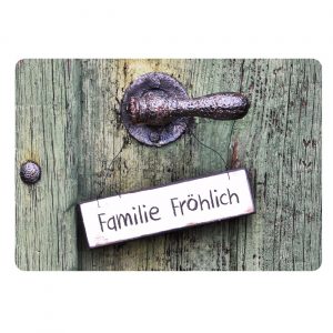 Briefkasten Selbstklebendes Namensschild Türklinke | Banjado Briefkasten