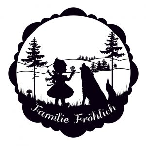 Briefkasten Selbstklebendes Namensschild Rotkäppchen | Banjado Briefkasten