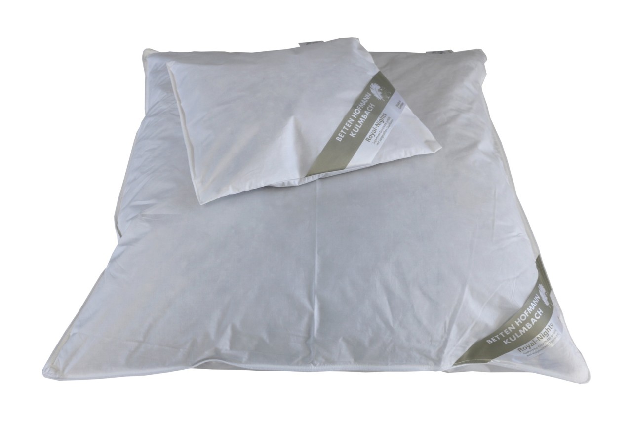 Betten Hofmann SET Baby Winter Daunendecke 80x80 + 35x40 100% Daunen warm | Betten Hofmann