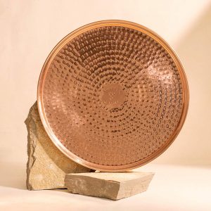 Kupfer Dekoteller Gehämmert 32cm | Laguna