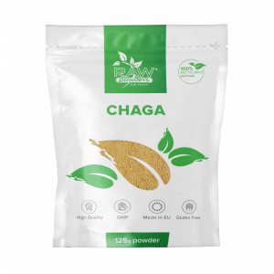 Chaga Pulver 125 Gramm | rawpowders.de