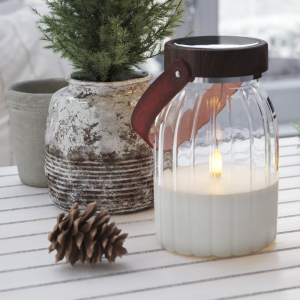 LED Glaslaterne 17cm | Deluxe Home Art Shop DE