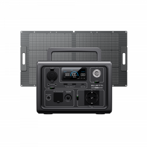 BLUETTI EB3A Tragbare Powerstation | 600 W 268 Wh, EB3A+PV100D | 600 W 268 Wh | 100 W Solar-Kit | Bluetti DE