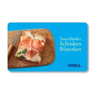 Frühstücksbrettchen Sauerländer Schinken Bütterken | Deine Wörter