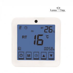 Raumthermostat WSK9C für Fußbodenheizung Programmierbar Weiß | Luxus-Time