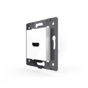 HDMI Dose 90° Winkel XJY-HDMI-04-01-Metal Weiß LIVOLO | Luxus-Time