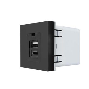 USB-Modul Typ A&C Schwarz VL-USB-AC-12 | Luxus-Time