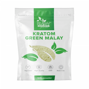 Kratom Green Malay Pulver 100 Gramm | rawpowders.de