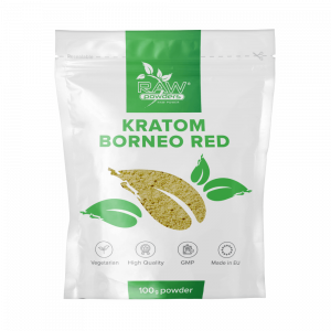 Kratom Borneo Red Pulver 100 Gramm | rawpowders.de