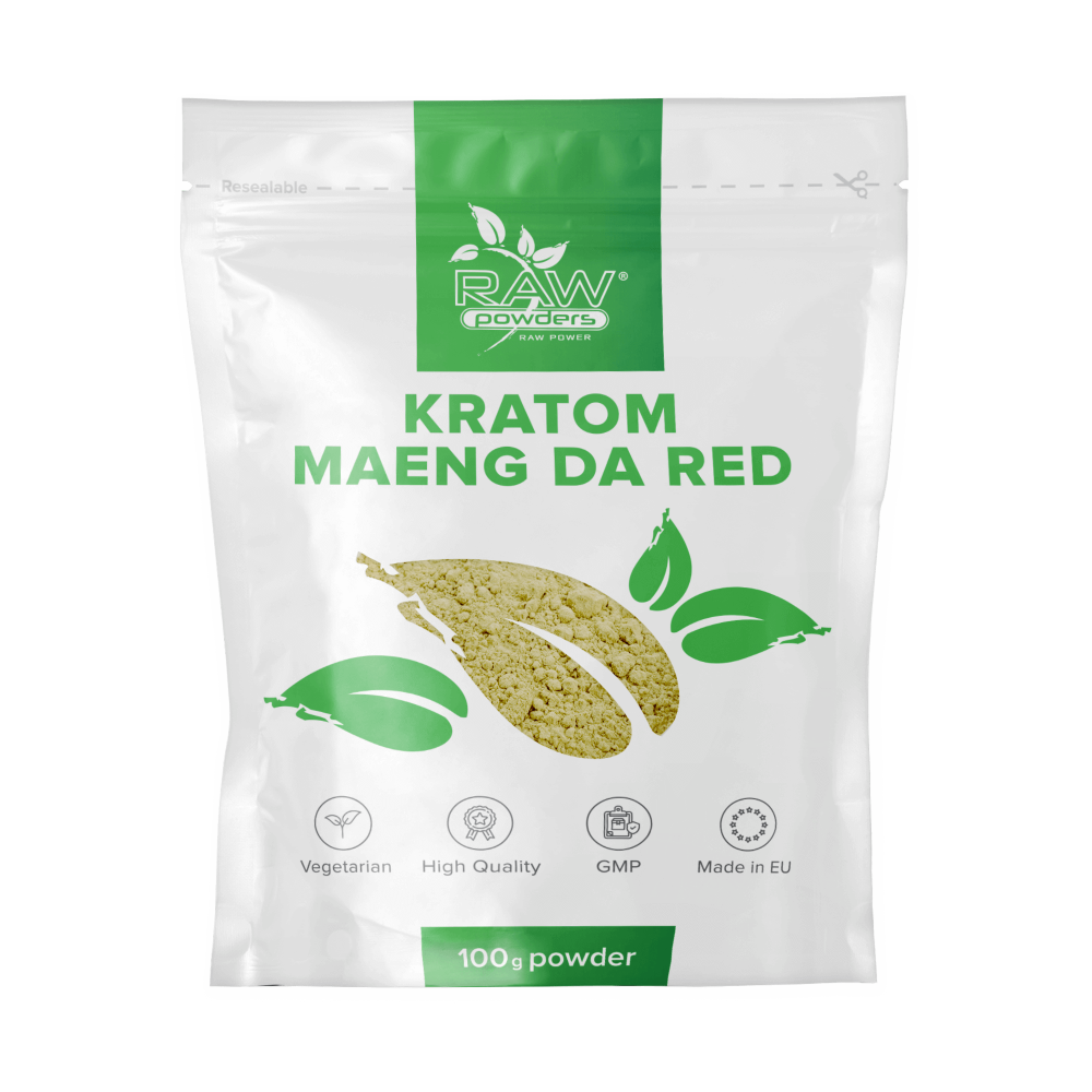 Kratom Maeng Da Red Powder 100 gramm | rawpowders.de