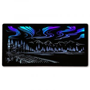 LED-Wandbild “Polarlicht” RGBW 120cm x 60cm mit Batterie | Wohndesignplus