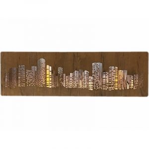 LED-Wandbild “Wolkenkratzer” 125cm x 38cm mit Batterie | Wohndesignplus