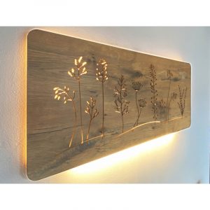 Zusätzliches LED-Licht zum LED-Wandbild | Wohndesignplus