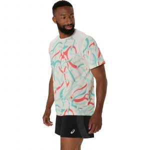 Asics ROAD All Over Print Top Men | 2011D092-200 | Lauflust.de