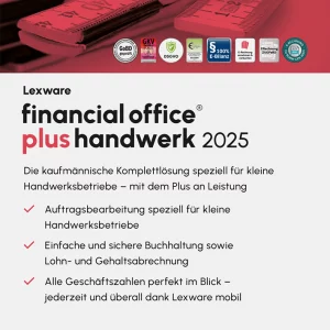Lexware financial office plus handwerk 2025 – Jahresversion, ESD (Download), Windows | mysoftware