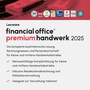 Lexware financial office premium handwerk 2025 – Jahresversion, ESD (Download), Windows | mysoftware