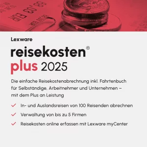 Lexware reisekosten plus 2025 – Jahresversion, ESD (Download), Windows | mysoftware