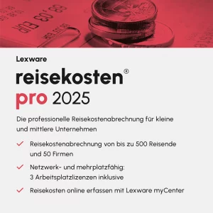 Lexware reisekosten pro 2025 – Jahresversion, ESD (Download), Windows | mysoftware