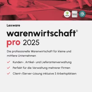 Lexware warenwirtschaft pro 2025 – Jahresversion, ESD (Download), Windows | mysoftware
