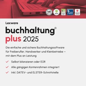 Lexware buchhaltung plus 2025 – Jahresversion, ESD (Download), Windows | mysoftware