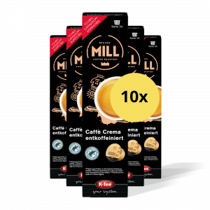 Caffe Crema Entkoffeiniert – 12 Packungen | K-fee