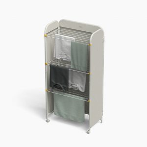 Joseph Joseph Eclipse 3-stufiger Wäscheständer mit Verdeck, One size, Ecru | Joseph Joseph